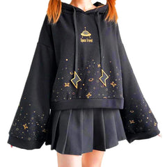 Women Kawaii Short Hoodie