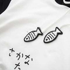 Women sweatshirt Cat Print hoodies