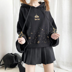 Women Kawaii Short Hoodie