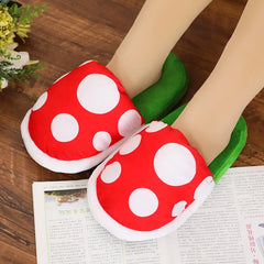 Piranha plant Cotton Slippers
