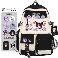 Sanrio Anime Kuromi Backpack
