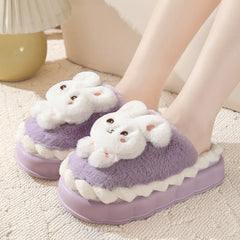 White Bunny Slippers
