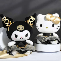 Sanrio Kawaii Black Gold Series Plush Stuffed Toy