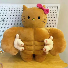 Kawaii Hello Kitty Muscle Plush