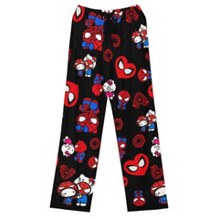 Kawaii Hello Kitty Kuromi Flannel Pajamas
