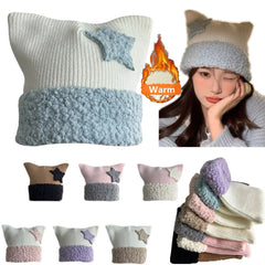 Kawaii Five-pointed Star Knitted Caps