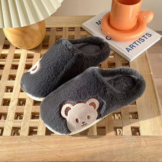 Bear Plush Slippers