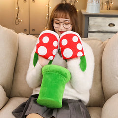 Piranha plant Cotton Slippers