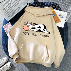 Nope Not Today Kawaii Women Sweatshirts