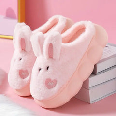 White Bunny Slippers