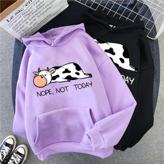 Nope Not Today Kawaii Women Sweatshirts