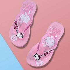 Kawaii Sanrio Hello Kitty Platform Flip Flops