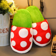 Piranha plant Cotton Slippers