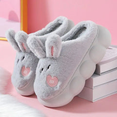 White Bunny Slippers