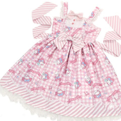 Sweet Lolita Style Cartoon Print Princess Dress