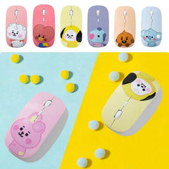 Kawaii Cartoon Wireless Usb Port Mouse