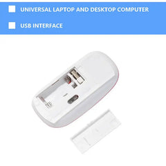 Kawaii Cartoon Wireless Usb Port Mouse