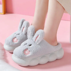 White Bunny Slippers