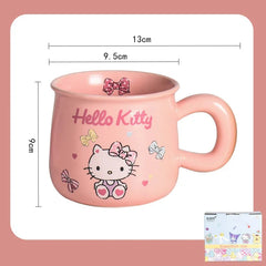 Sanrio Hello Kitty Pot Belly Ceramic Cup