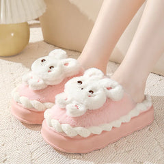 White Bunny Slippers
