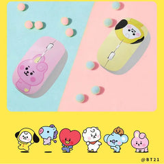 Kawaii Cartoon Wireless Usb Port Mouse