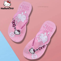 Kawaii Sanrio Hello Kitty Platform Flip Flops