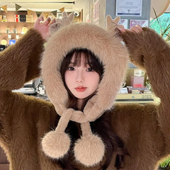 Kawaii Bomber Hat for Women