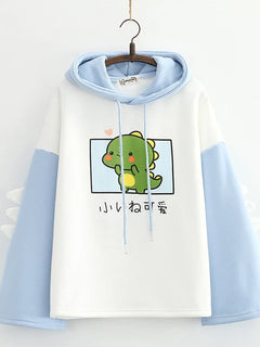 Kawaii Hoodies Anime Cotton Fleece Sweatshirt
