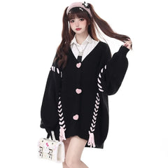 Knitted Cardigan Oversized Sweater