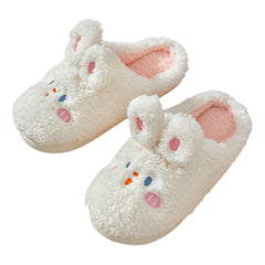 Warm Woman Couple Cotton Slippers