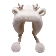 Kawaii Plush Cute Bomber Hat for Women