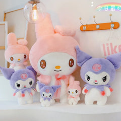 Sanrio Cartoon Kuromi Melody Plush Toy