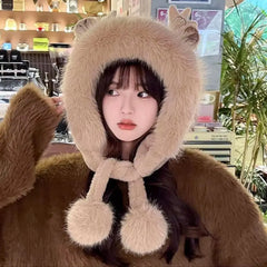 Kawaii Bomber Hat for Women