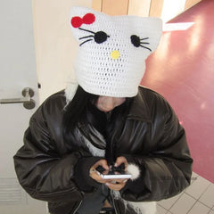 Sanrio Hello Kitty Handmade Knitted Hat