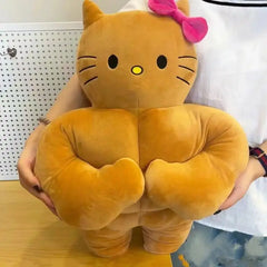 Kawaii Hello Kitty Muscle Plush