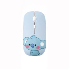 Kawaii Cartoon Wireless Usb Port Mouse
