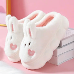 White Bunny Slippers
