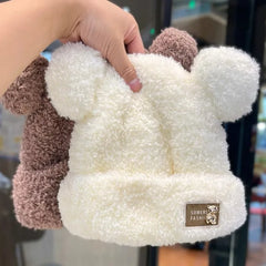 Kawaii Ear Bear Lamb Beanie Hats