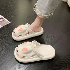 Woman Rabbit flip flops Sandals