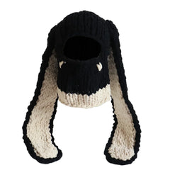 Kawaii Cute Bunny Ears Knitted Balaclava Face Cover Mask