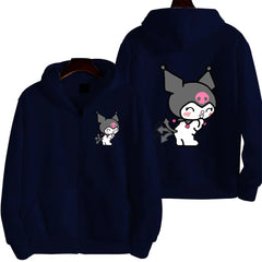 Women's Zipper Hello Kitty Hoodie
