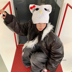 Sanrio Hello Kitty Handmade Knitted Hat