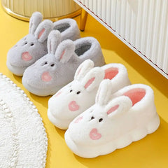 White Bunny Slippers