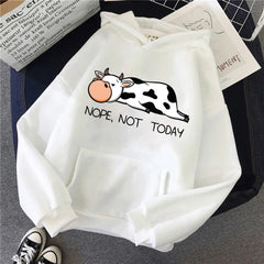 Nope Not Today Kawaii Women Sweatshirts