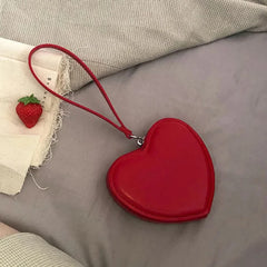 Leather Heart Bag