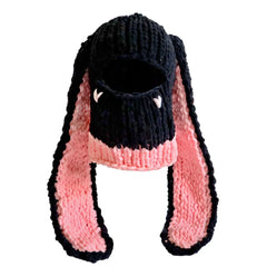Kawaii Cute Bunny Ears Knitted Balaclava Face Cover Mask