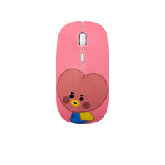 Kawaii Cartoon Wireless Usb Port Mouse