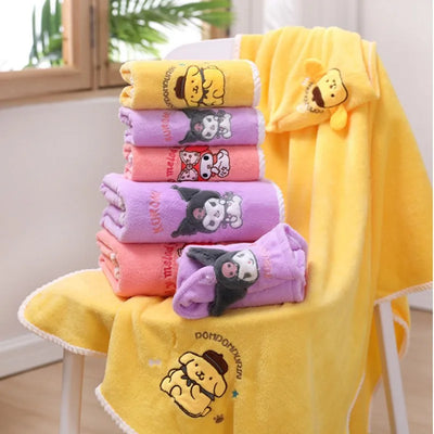 3pcs Set Sanrio Cute Bath Towel