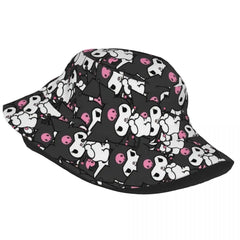 Kawaii Kuromi Pattern Bucket Hats