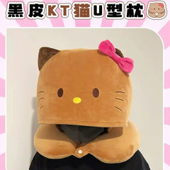 Hello Kittys Hooded U-Shaped Pillow and Warm Hand Pillow